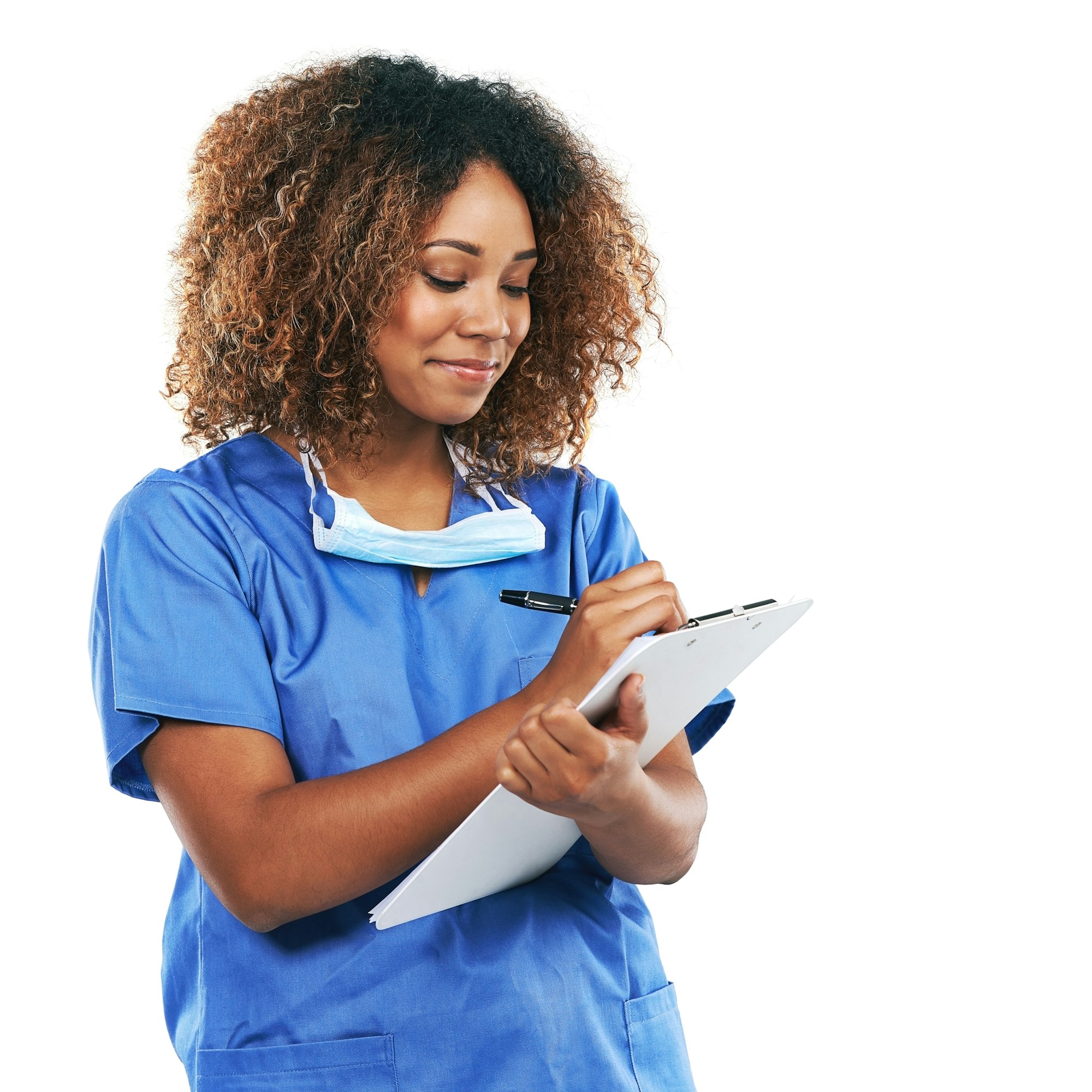 She pays thorough attention to every patient record