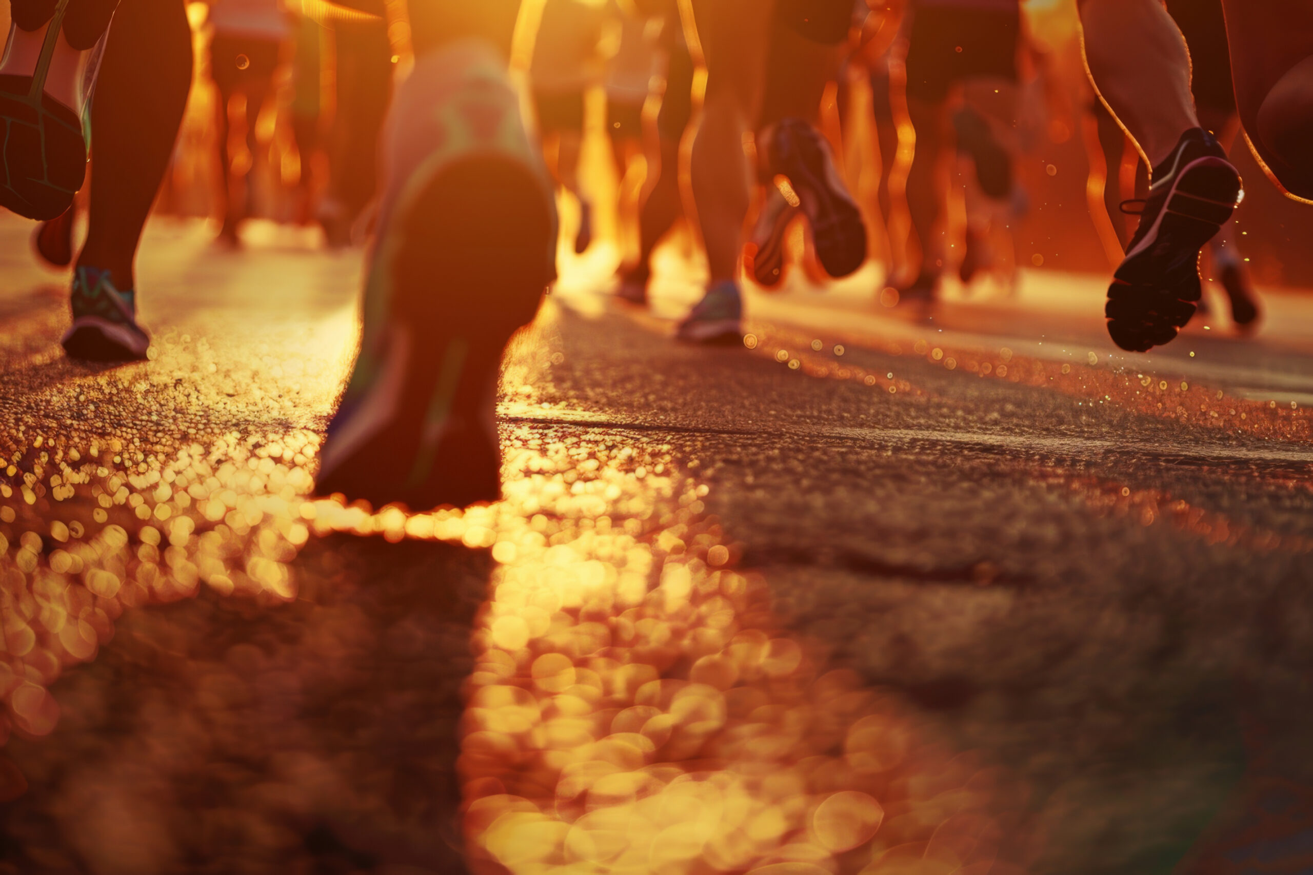 Runner at sunrise — building lasting healthy habits